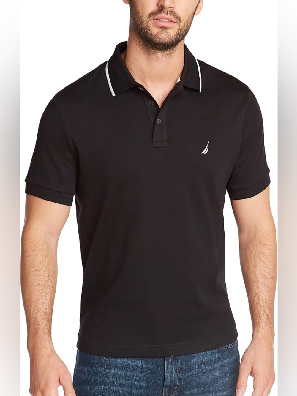 NAUTICA - Men's Short Sleeve Polo